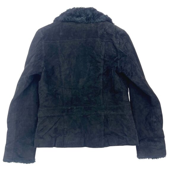 Wilson Leather Button up Faux Fur Jacket Size M - Picture 2 of 6